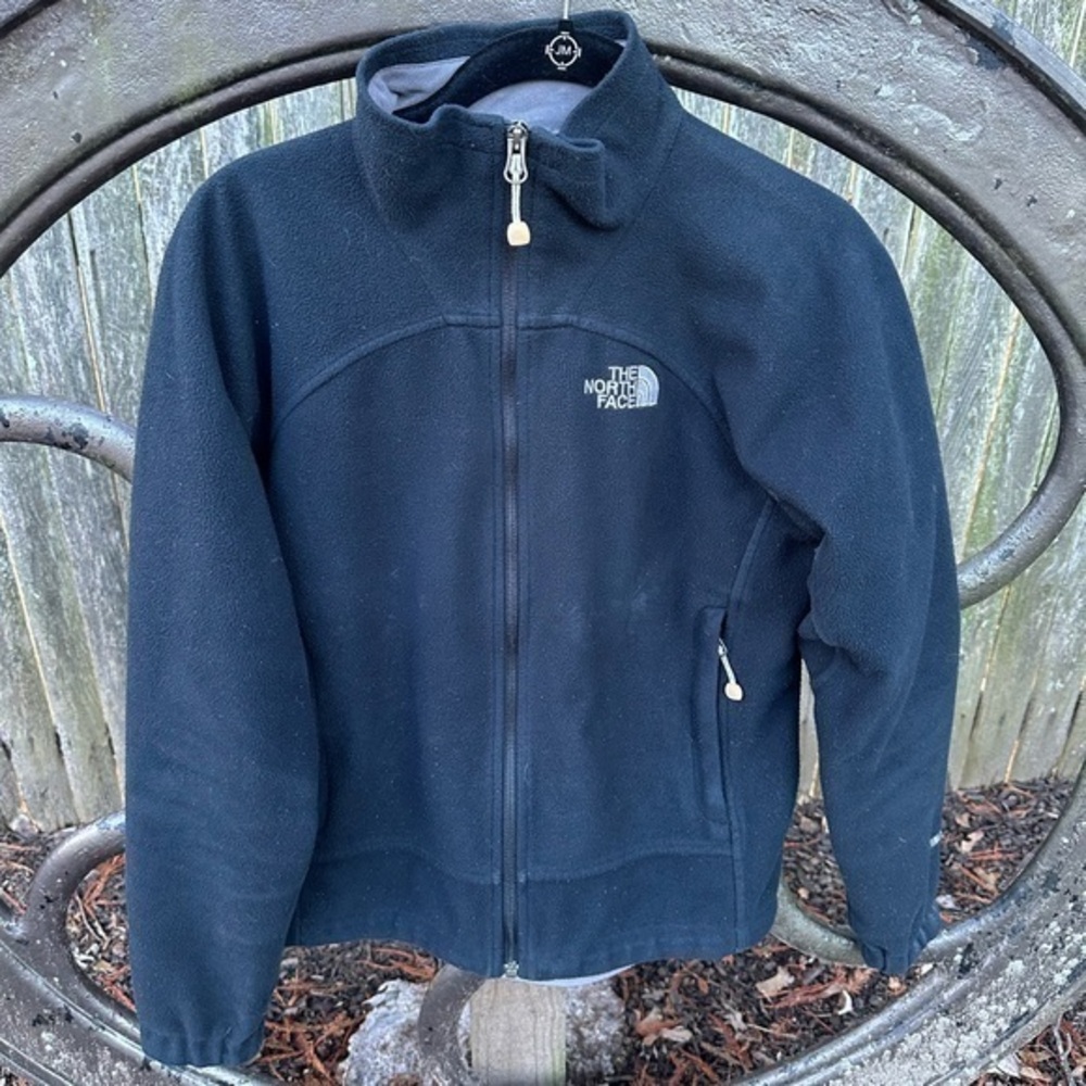 The North Face Women’s Windwall Full Zip Fleece Jacket (Black)‎